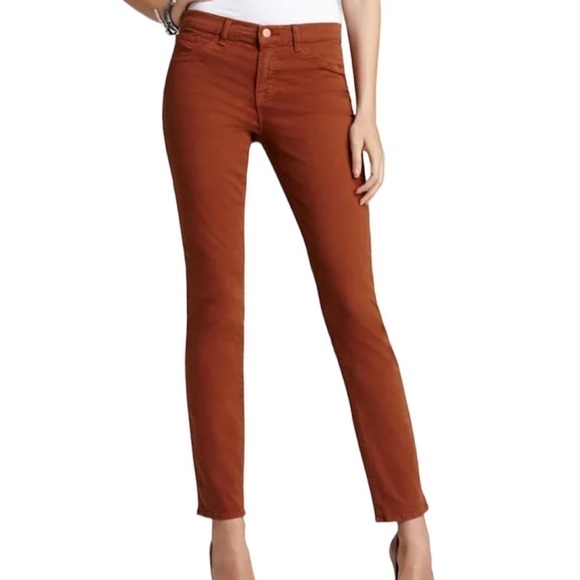 J Brand Skinny Leg Jeans In Terra Cotta Size 26 - Picture 1 of 10
